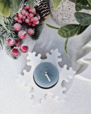 #RLC062 - Snowflake Candle Holder