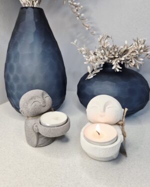 #RLC124 - Cute Monk Candle Holder